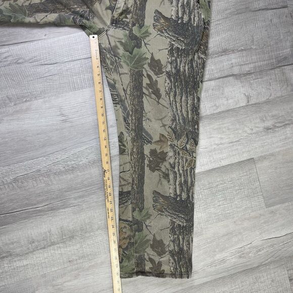 Vintage Duxbak Realtree Camo Hunting Jeans Pants Mens 40x32 Made in USA I - Picture 10 of 14